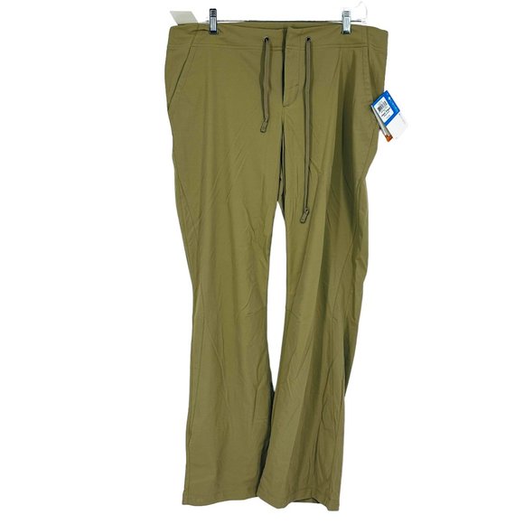Columbia Anytime Outdoor Boot Cut Pants Tan Size Woman's 14 Regular New - Picture 2 of 5